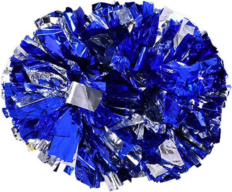 woobles Cheerleading Poms, Plastic Cheerleader Aerobics Pom Poms Pompoms for Dance Party School Sports Competition (1 Pair) - Image 1